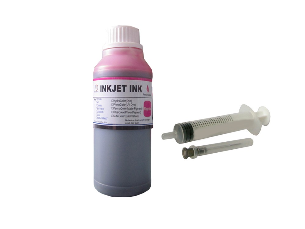 250ml Magenta refill ink for HP02 Photosmart printer