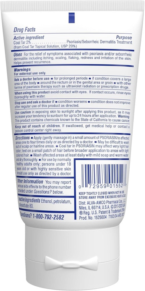 Psoriasin Deep Moisturizing Ointment Stops Psoriasis Itching, EXP 05/2027