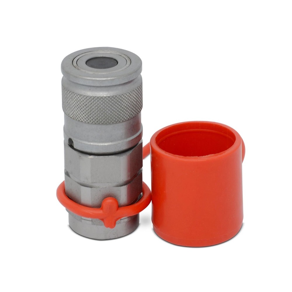 3/8″ Flat Face Hydraulic Quick Connect Female Coupler, 1/2″ NPT ThreadVM8V