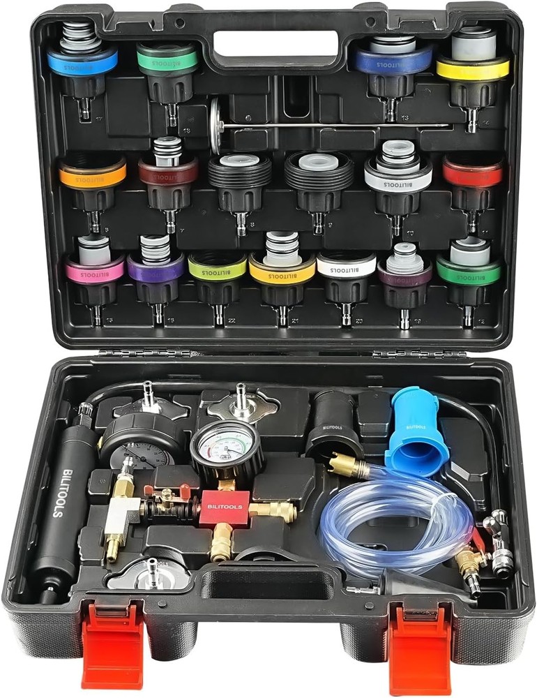 BILITOOLS Radiator Coolant Pressure Tester coolant test&refiller full kit