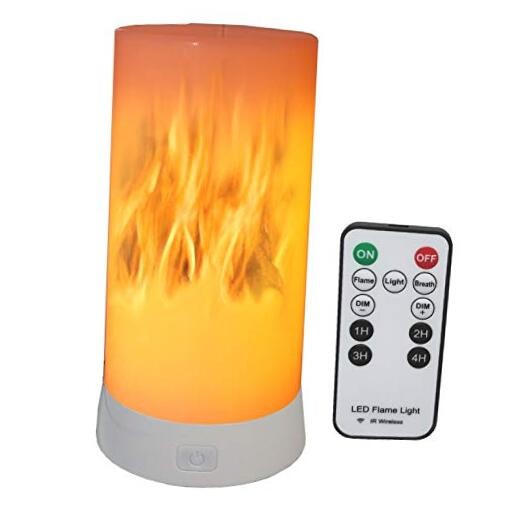 Led Flame Effect Lantern Light Usb Rechargeable Flameless Candle 4 Modes 1 Pack