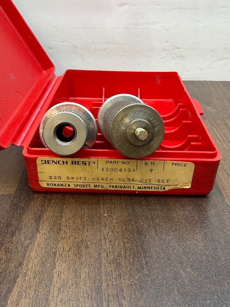 Bonanza 220 Swift Bench Rest Seating Die Set