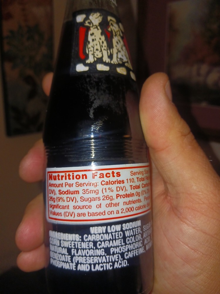 101 DALMATIONS / DISNEY Dr Pepper Bottle - Unopened