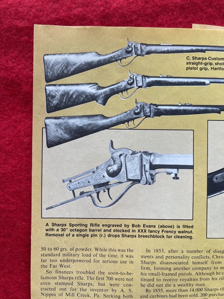 Vintage 1983 Modern Rifles For Sharp Shooters Magazine Article/Print Ad