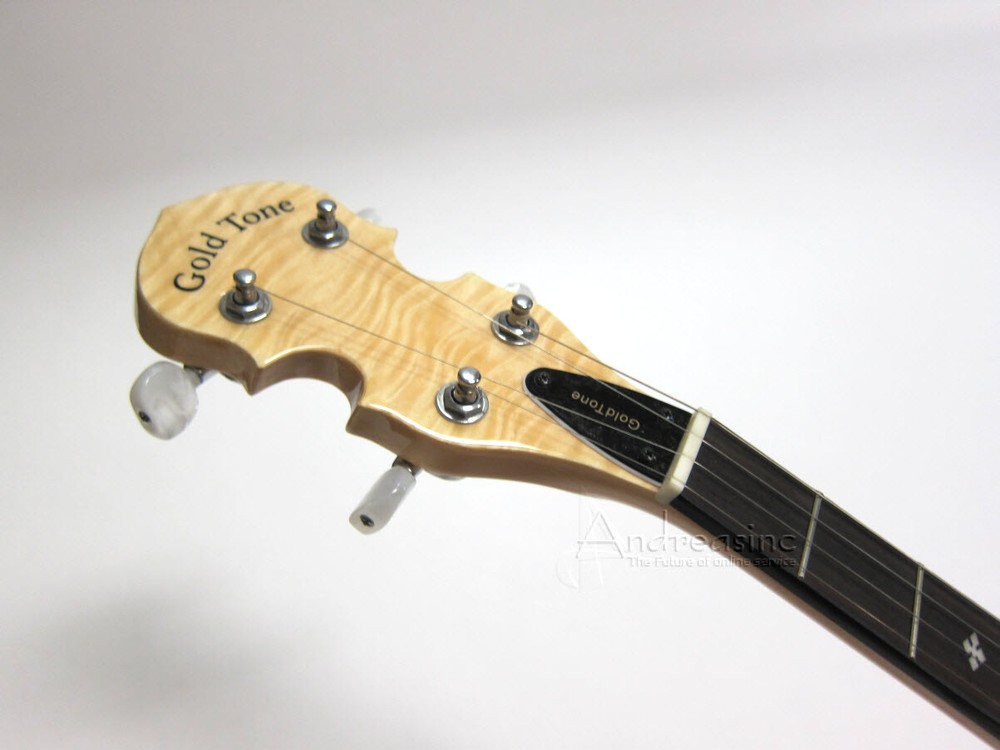 5-STRING BANJO BLUEGRASS LEFT HAND LEFTY RESONATOR ~ GOLD TONE