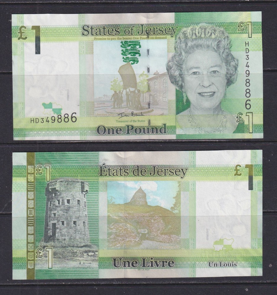 JERSEY - 2018 1 Pound (Ian Black) UNC Banknote
