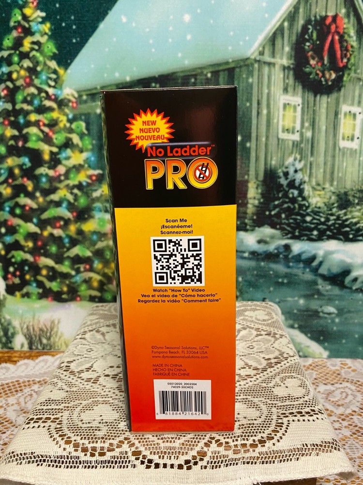 No Ladder Pro Rapid Release 50-Holiday Light Gutter Clips--Decorates 100 ft.