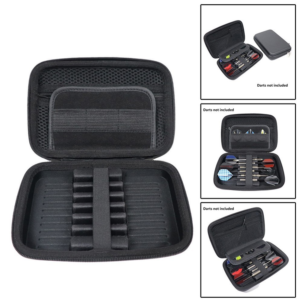 Efficient Darts Carrying Case with EVA Base and Hand Strap for Secure Storage