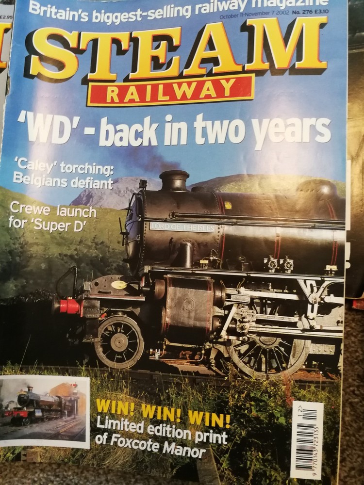 Steam Railway 16 Copies from 2001, 2002 & 2003