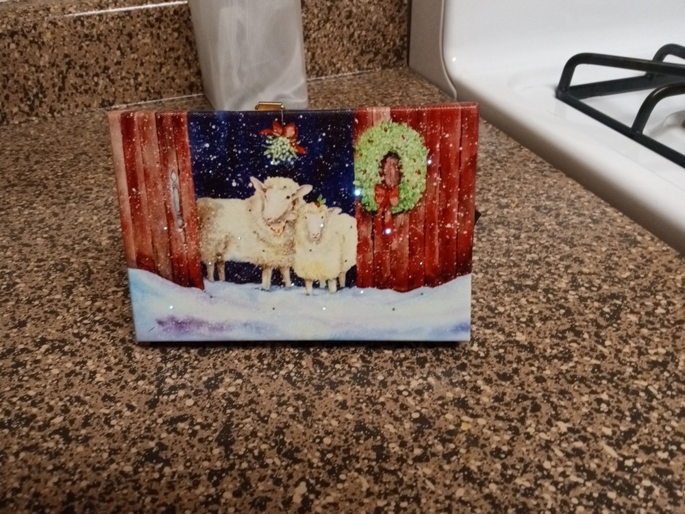 Canvas Christmas Light Up Canvas Art , Works Great.