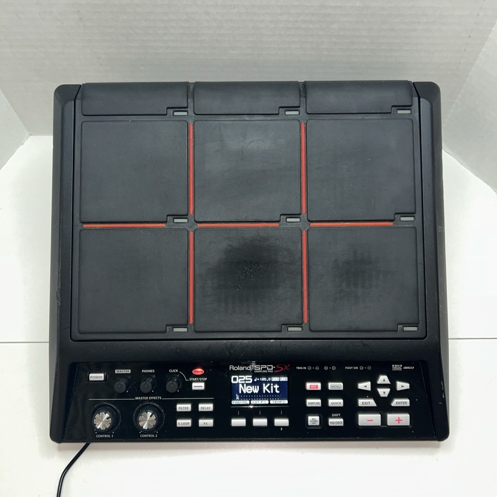 Roland SPD-SX Drum Sampling Pad With AC Power Adapter Percussion Pad READ