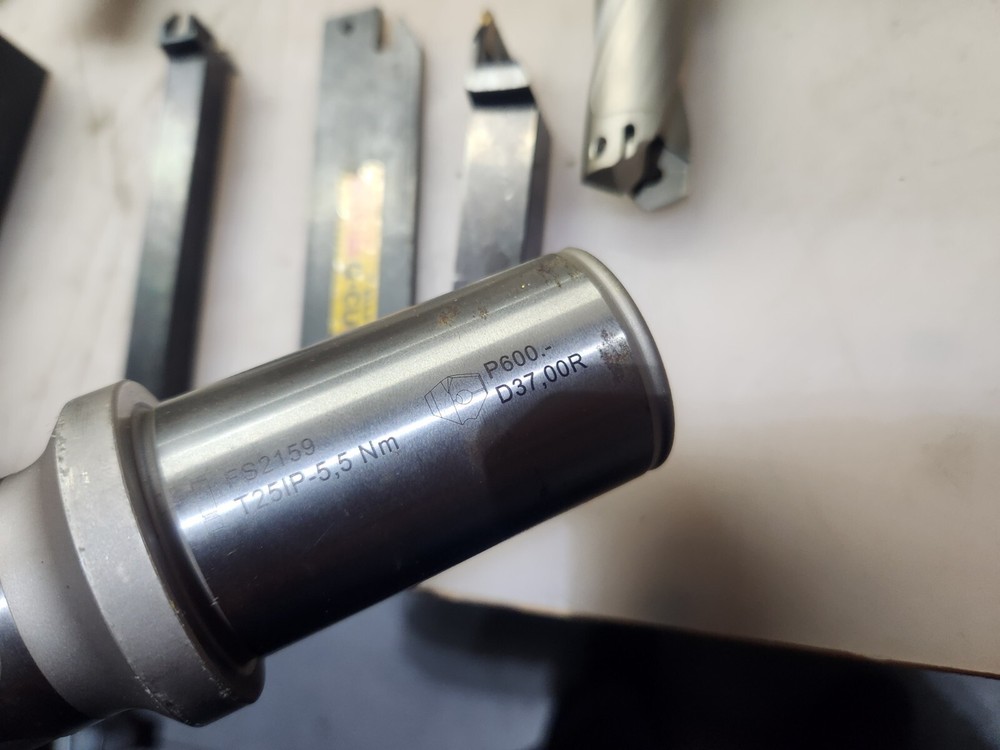 Walter Xtra-Tec 37mm Indexable Drill Bit 6xD Thru Coolant Carbide CNC ToolHolder