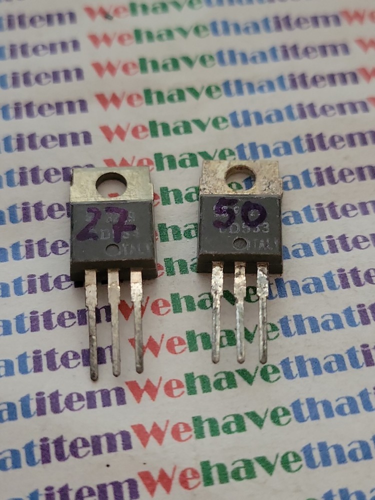 BD533L / TRANSISTOR / TESTED / 2 PIECES   (qzty)