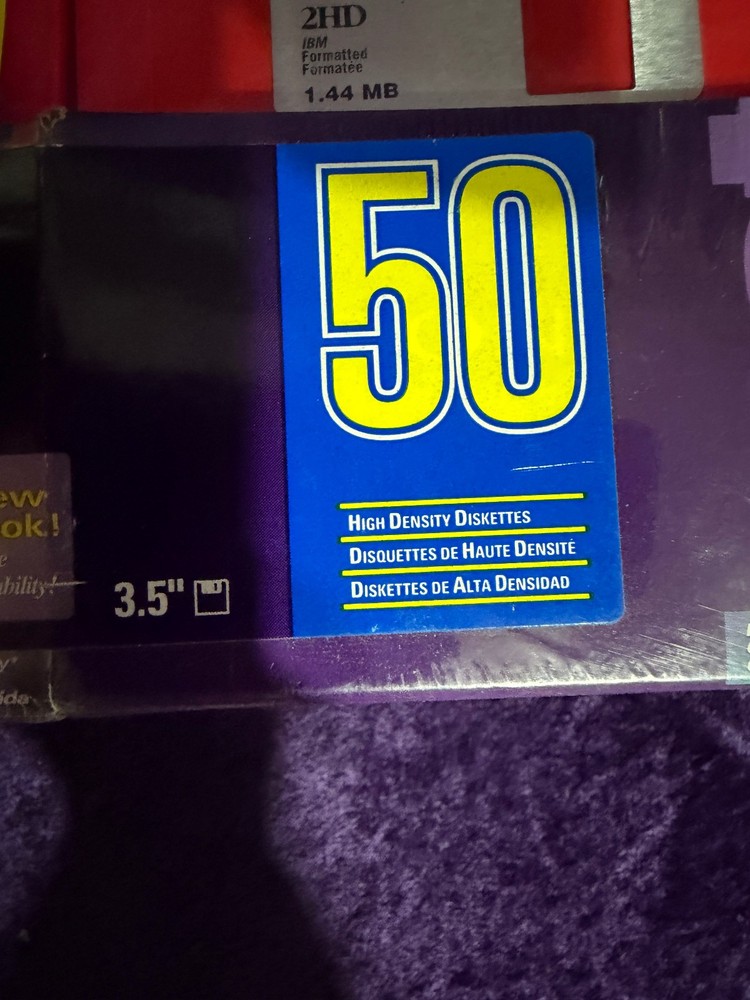 Imation 2HD Floppy Disks pak 50 Count