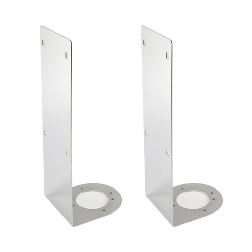2 Pcs Universal Watermelon Light Bracket, Stainless Steel Frame Sliver-Backet