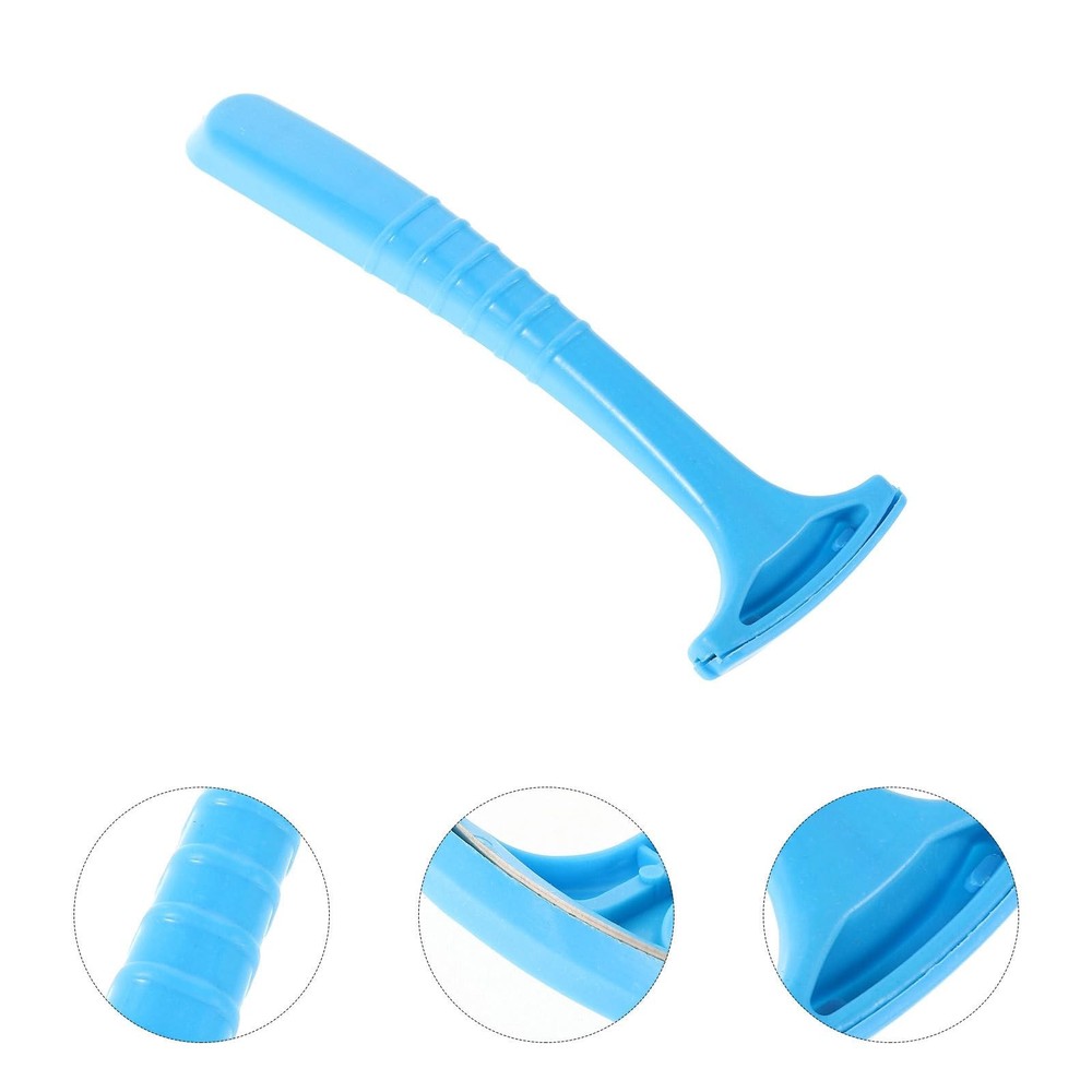 Ipetboom 10pcs Foot Scraper - Plastic Portable Pedicure for Dead Blue