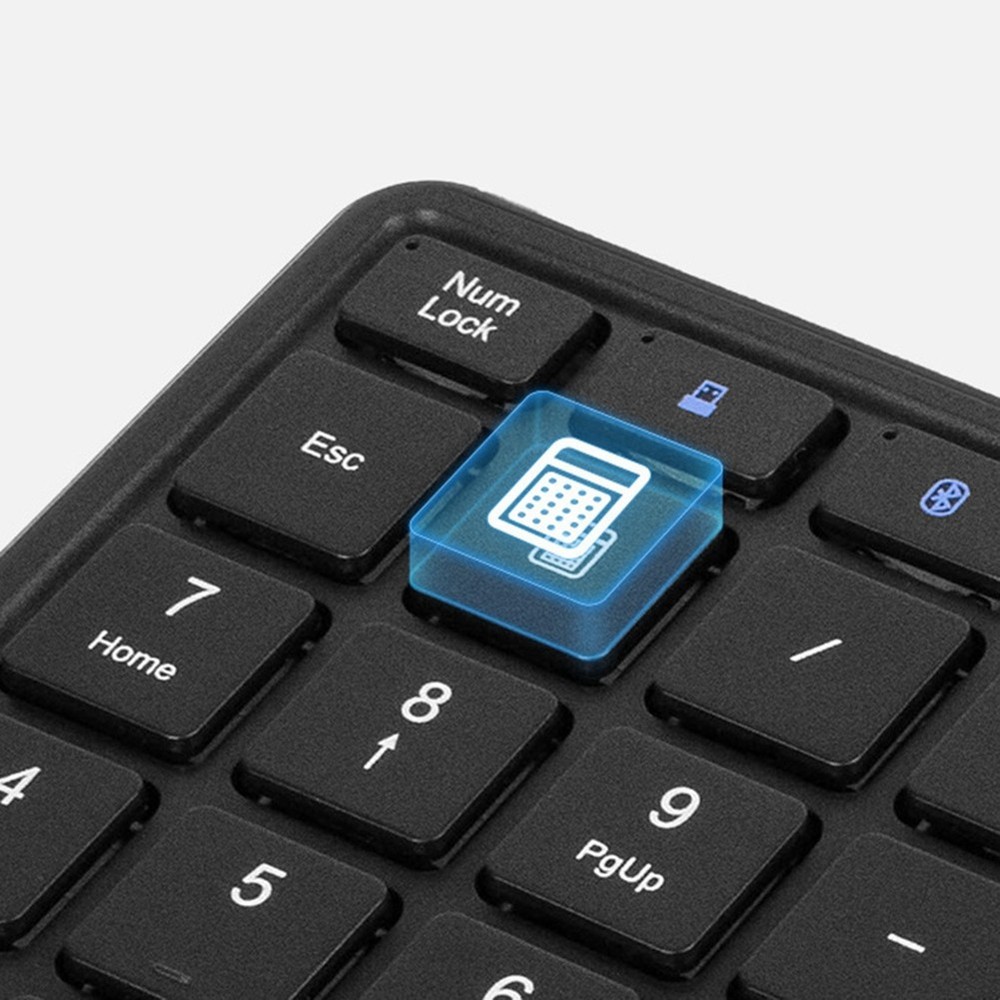 Bluetooth Numeric Keyboard with Touchpad Rechargeable USB Numeric Keyboard7088