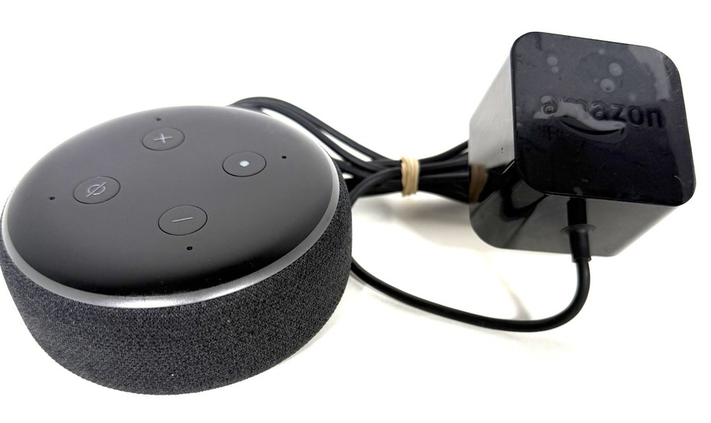 Amazon Echo Dot (3rd Gen) Alexa Smart Speaker & Power Cable (C78MP8) Tested