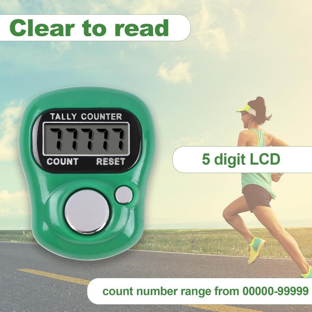Electronic Tally Counter - 10 Pack Digital Clicker with 5-Digit LCD Display