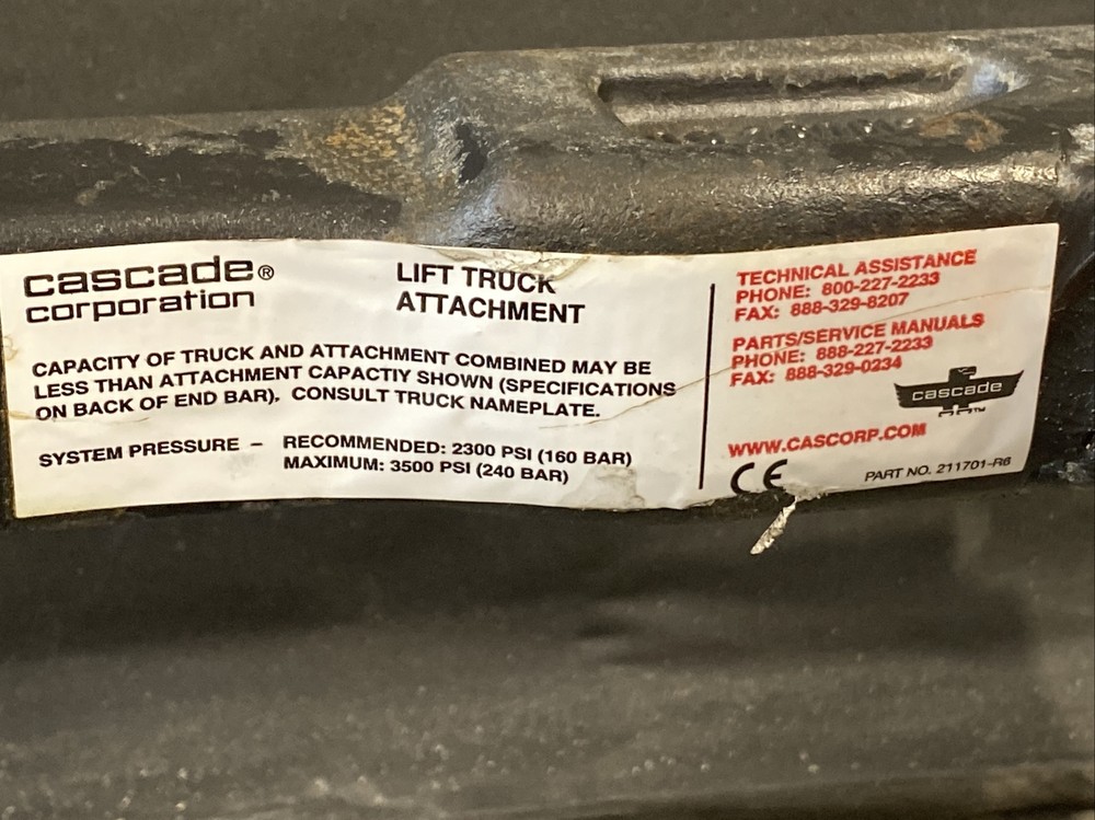CASCADE 55F-SSS-A185, 32” SIDE SHIFT ASSY ONLY NEW