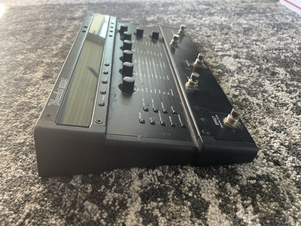 Digitech Vocalist Live 5 Harmony Multi Vocal Effect Processor Pedal + PSU