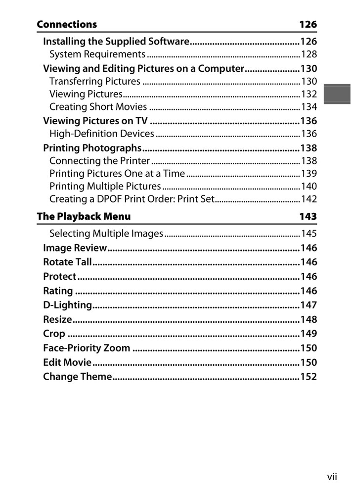 Nikon 1 AW1 — Reference Manual User Guide — 279 Pages — Half Size 5.5x8.5
