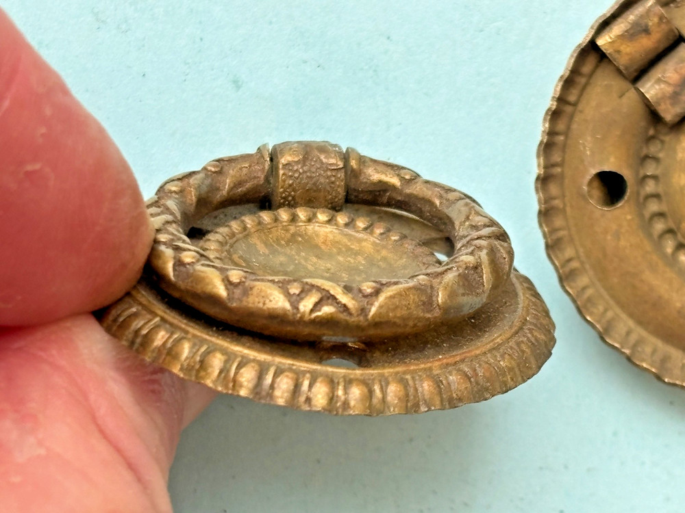 clock maker Antique Brass bracket clock side handle pulls bracket clock handles