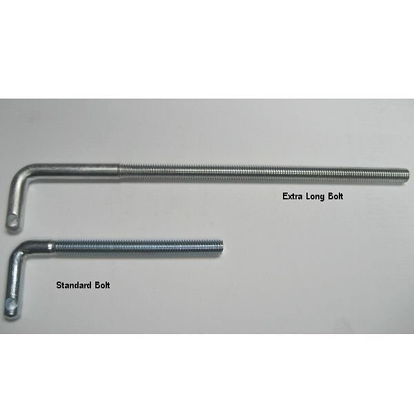 Exit Security SB-P1-1015 Extra Long L Bolts ~12" (Pair)