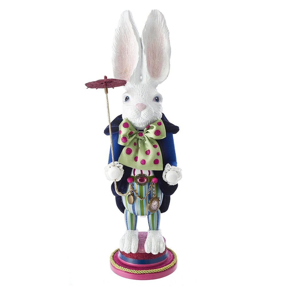 Kurt S. Adler 18" Hollywood White Rabbit Nutcracker