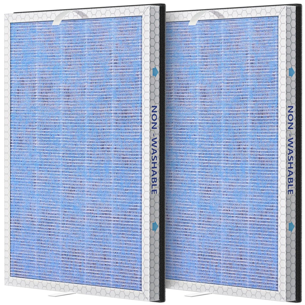 2 Pack MSA3 MSA3S True HEPA Air Purifier Replacement Filter for Better Air Qu...
