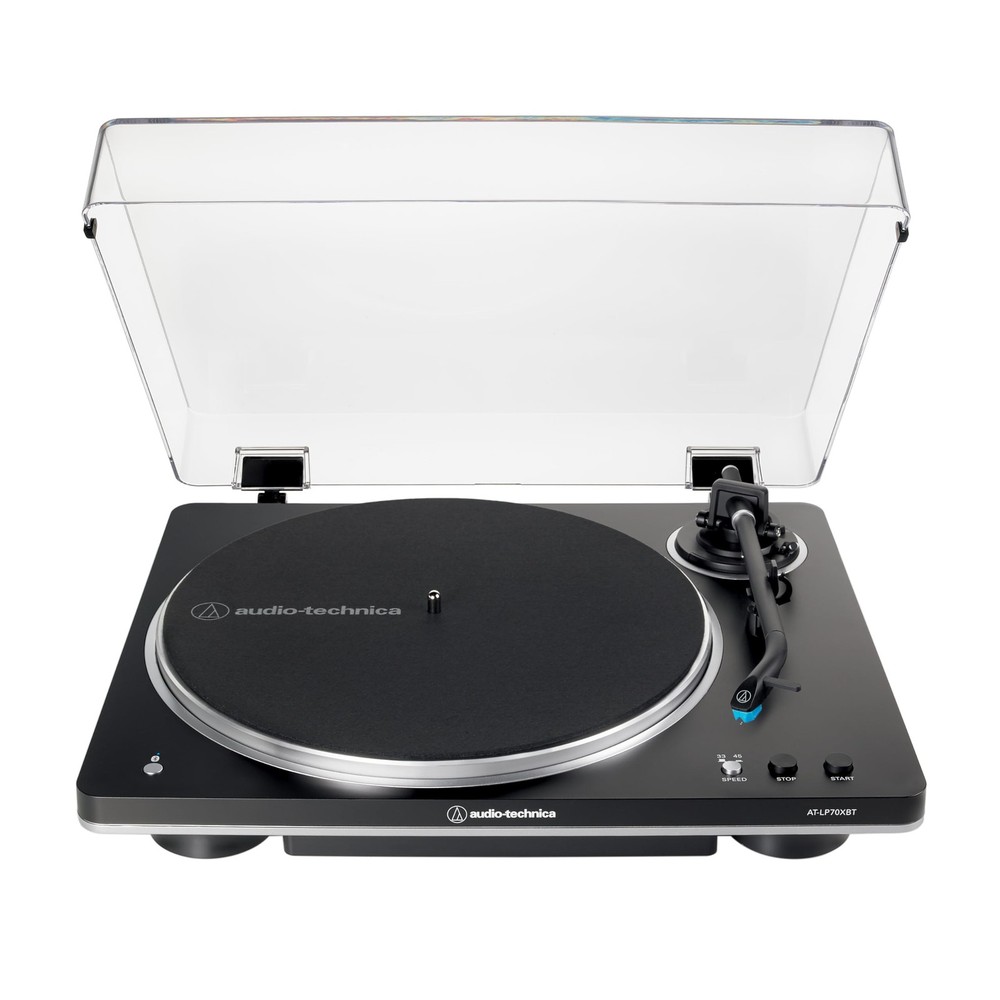 Audio-Technica AT-LP70XBT Wireless Turntable (Black/Silver)