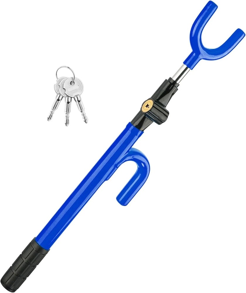 CARTMAN Vehicle Steering Wheel Lock Blue