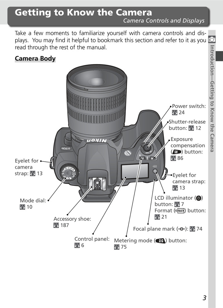 Nikon D70s — User Guide Manual Documentation Reference — 218 Pages — USA Made