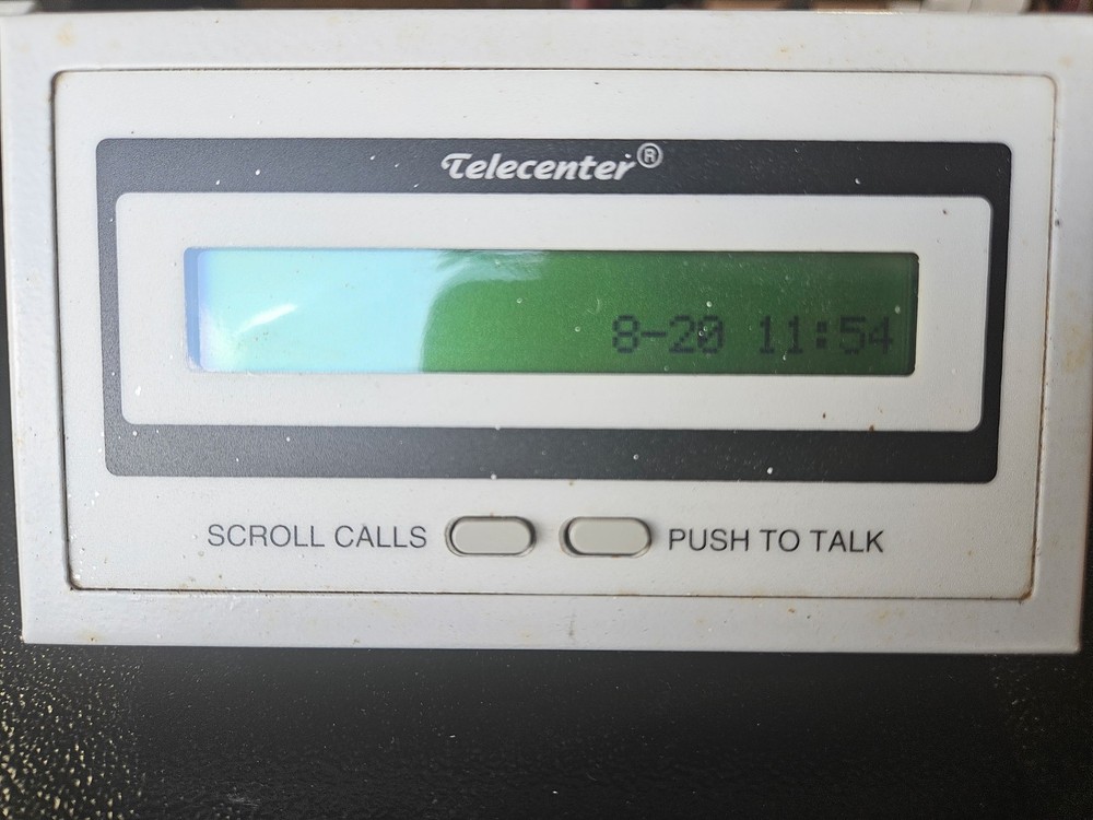Rauland Borg ICSDTD Telecenter Intercom Desk Module P8