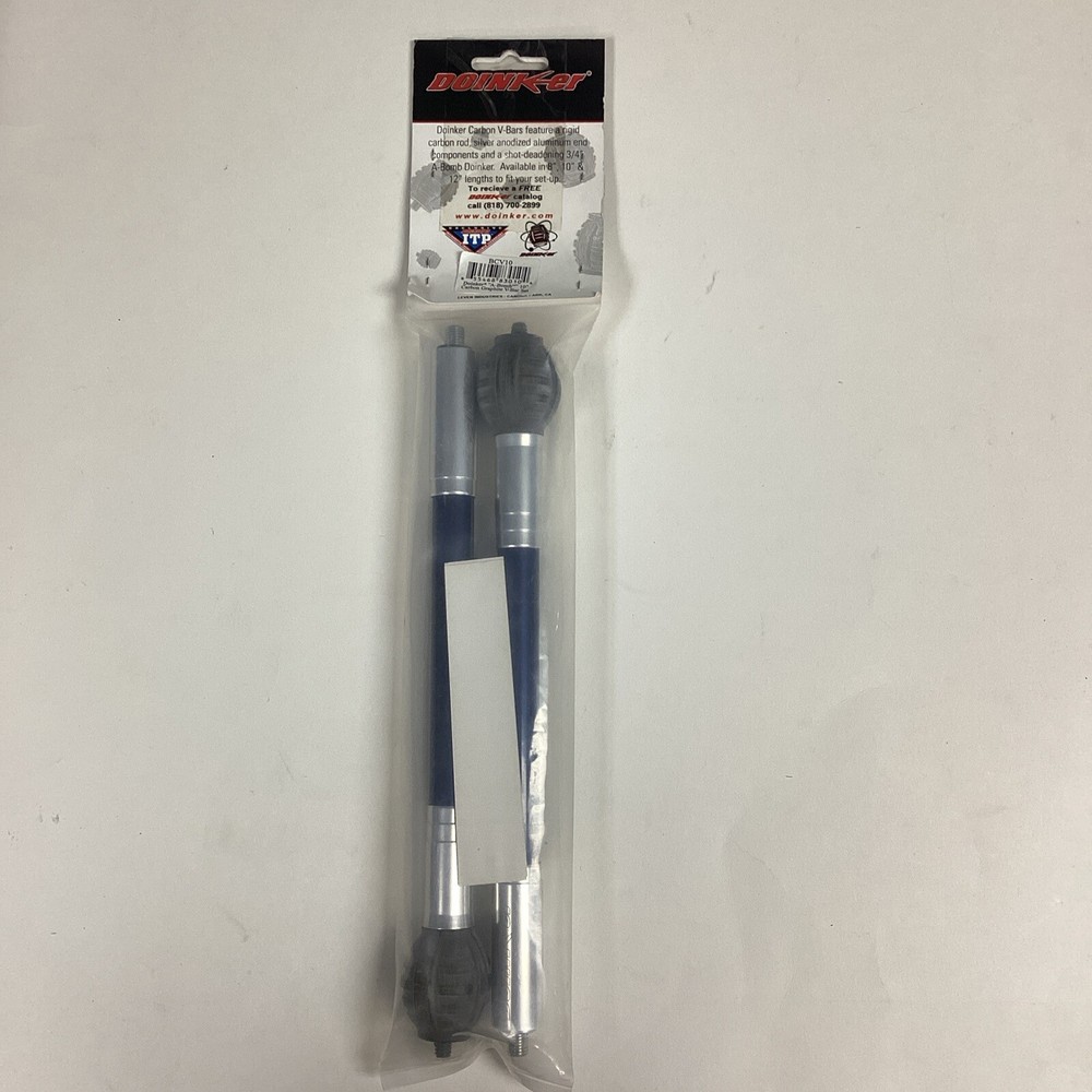 Doinker Carbon V-Bar Stabilizer Set 10 Inch *NAVY BLUE*