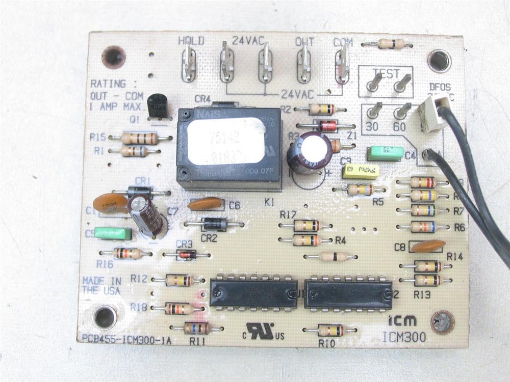 ICM ICM300 Defrost Control Circuit Board PCB455-ICM300-1A