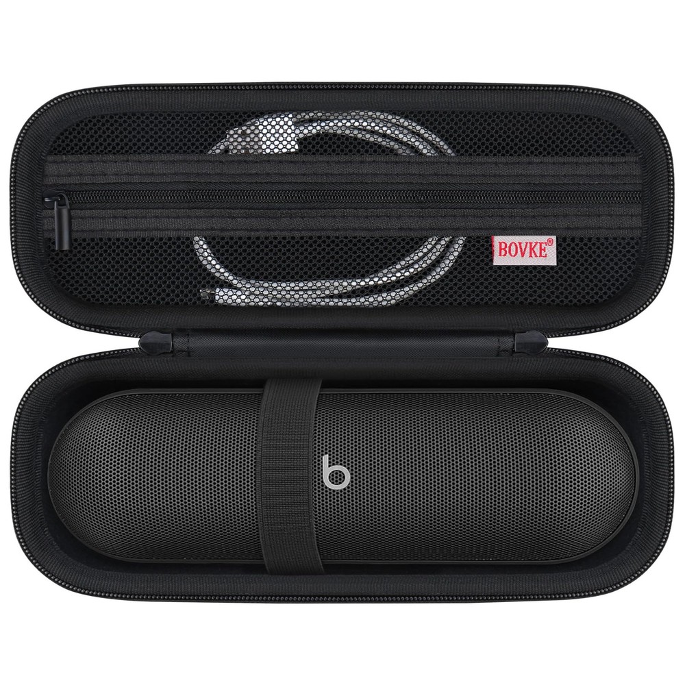 BOVKE Carrying Case for Beats Pill - Portable Bluetooth Speaker, New Black