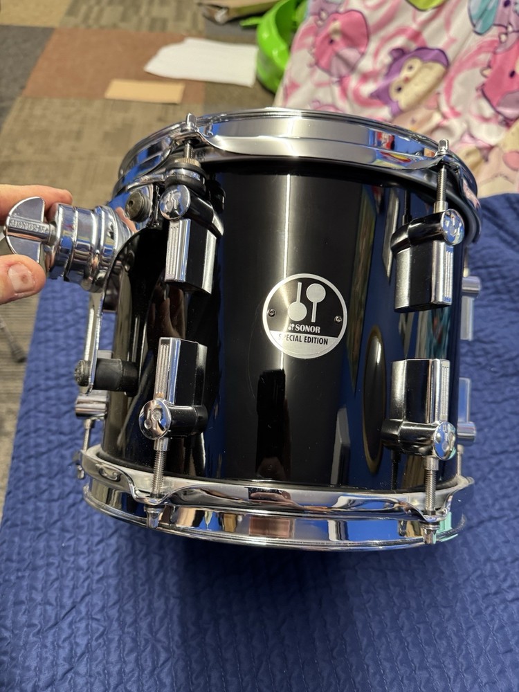 Sonor special Edition Black 10 Tom Maple 10” Drum Tom Rack