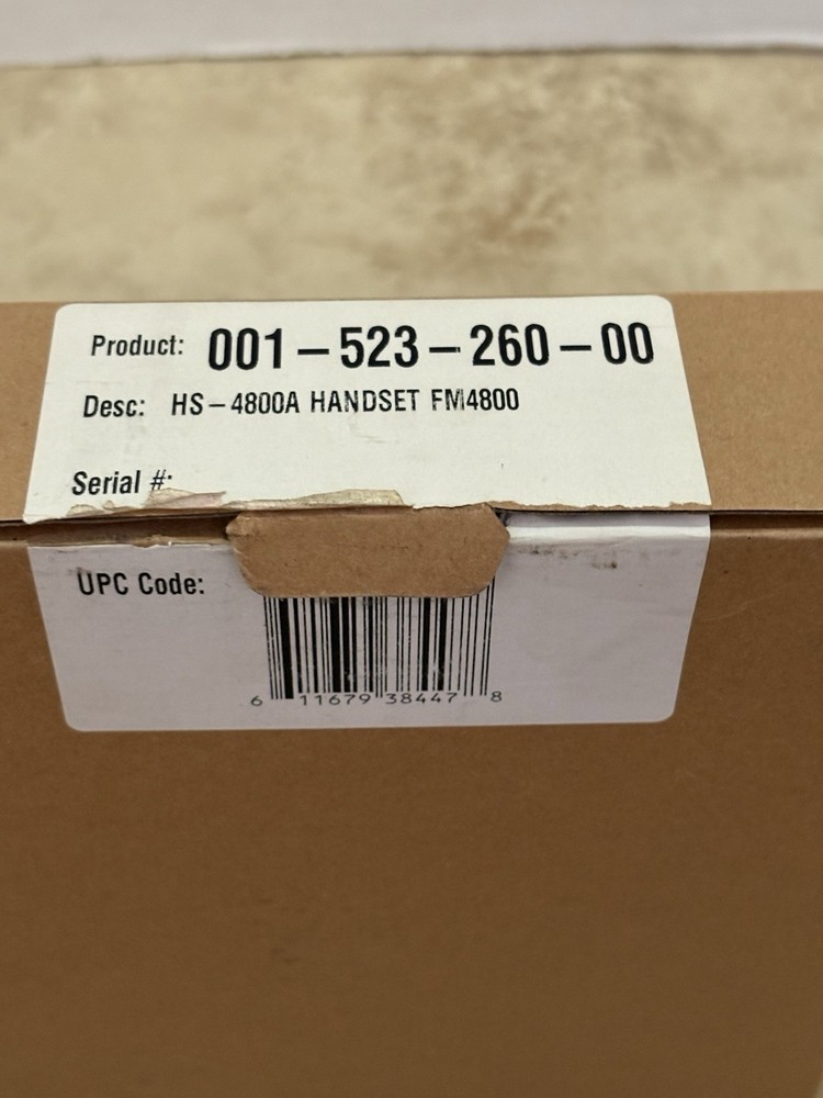 FURUNO HS-4800A Handset for FM4800 VHF - New Open Box