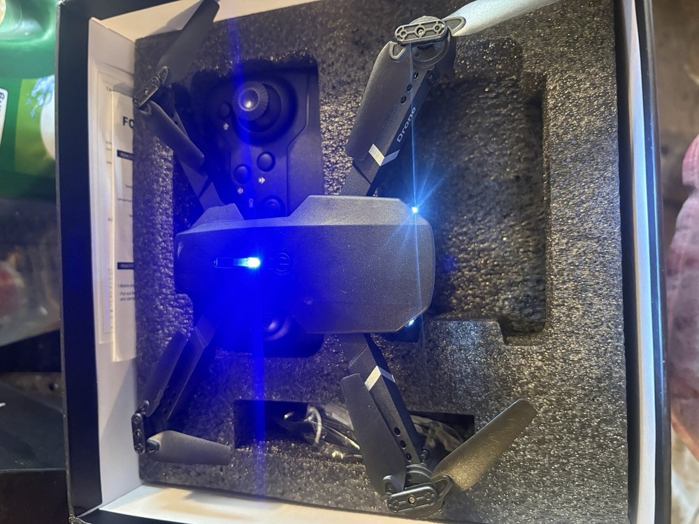 YOMI Foldable Quadcopter with Camera, Black