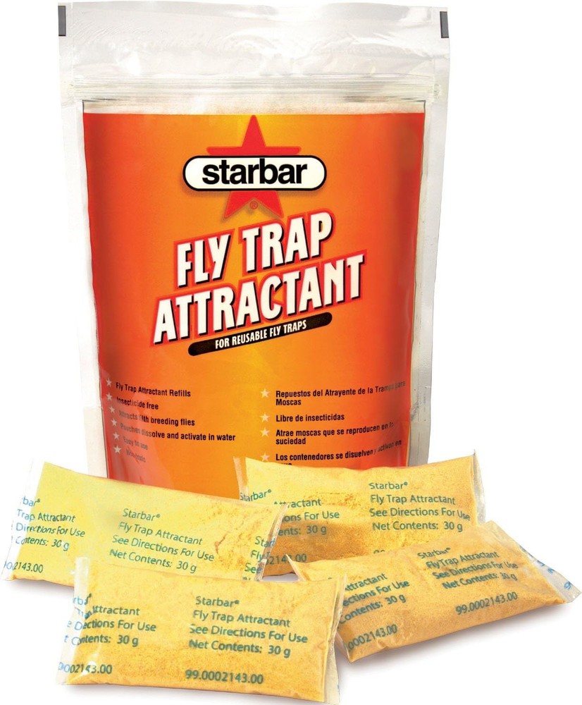 Starbar Fly Trap Attractant Refill For Reusable Traps, 8-30g Basic