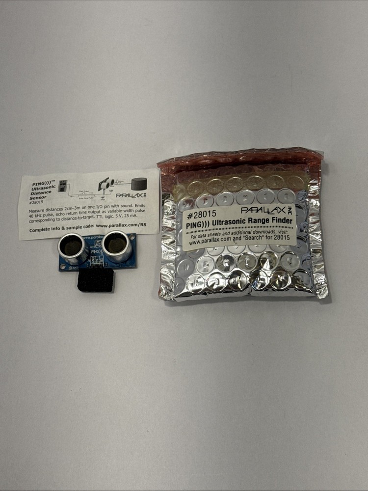 Parallax ultrasonic rangefinder