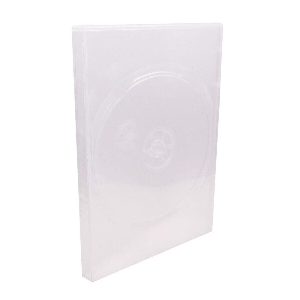 10 PK Maxtek 14mm Clear Standard Double Capacity DVD Cases