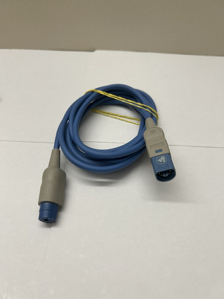 OEM Philips SpO2 Adapter Cable M1941A 8 pin to 8 pin, 7 ft.