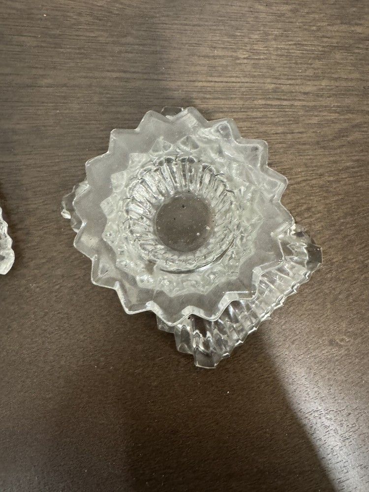 Vintage Art Deco Pair Candle Holders