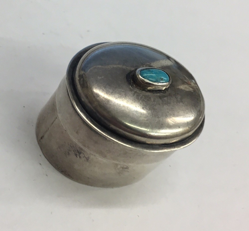 Antique Solid Silver Pill / Trinket Box 1903 William Cripps Asprey London