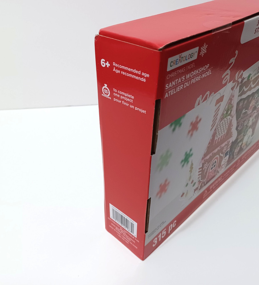 Santa Workshop 3D Structure Foam Model Christmas Elf Kids Gift Creatology