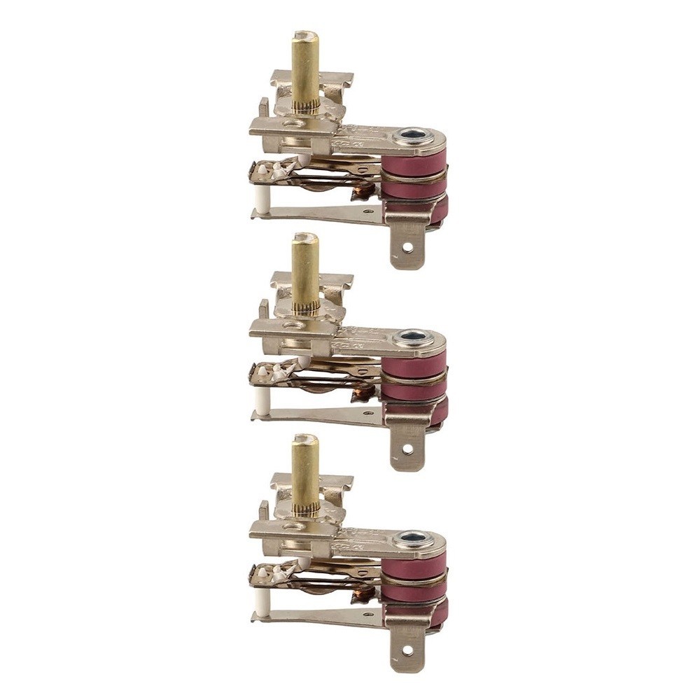 Bimetallic Temperature Control Set of Three Suitable for Electric Heaters