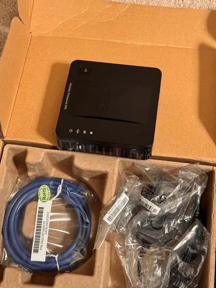 OPEN BOX CISCO SPA232D-G1 MULTI-LINE DECT VOIP GATEWAY