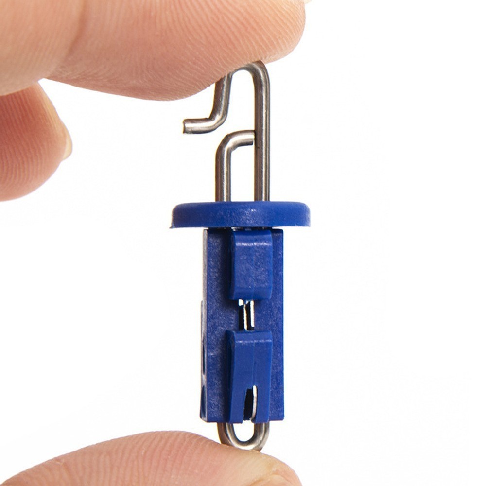 10pcs Versatile Bait Clip Quick Hook Release Tool Umbrella Type Simple Hook Tool